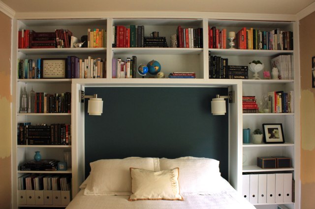 bookshelf headboard