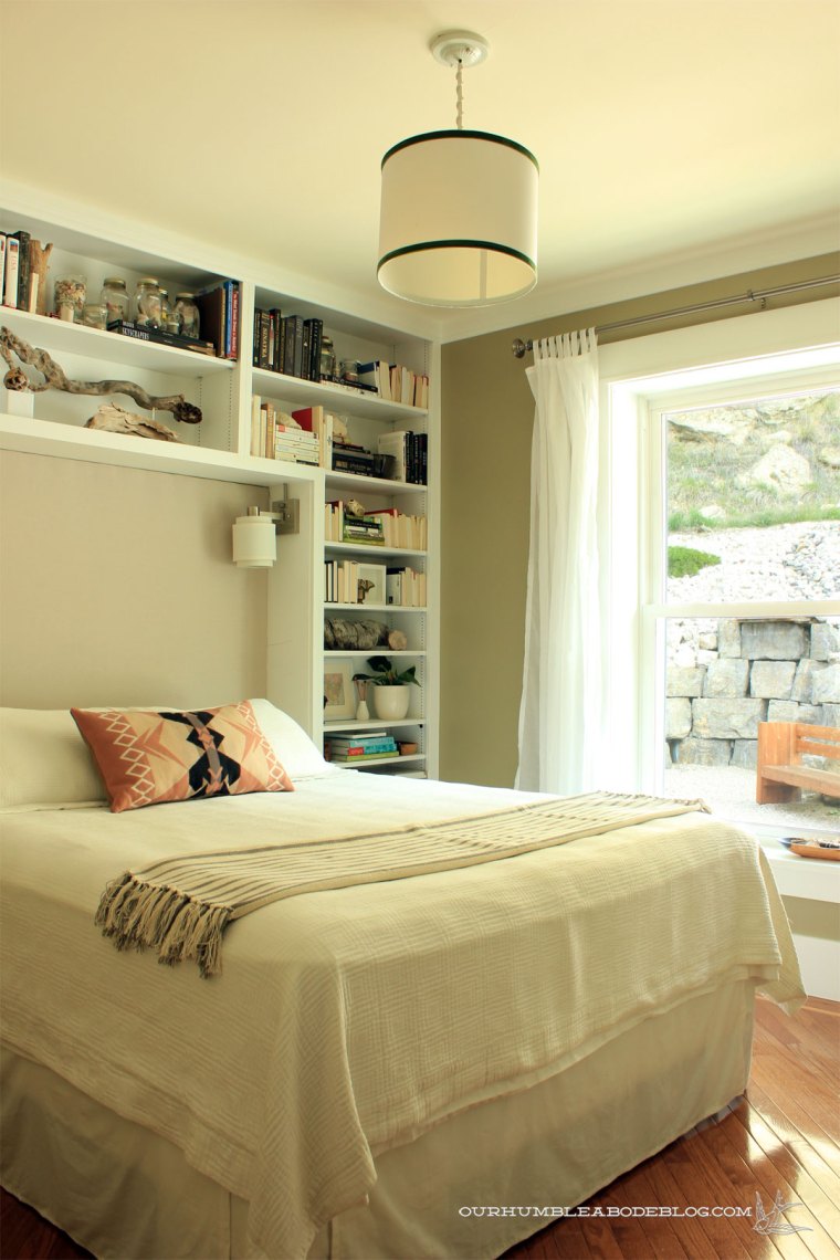 Guest-Room-Makeover-Green-Walls-Upholstered-Headboard